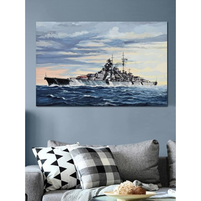 Peinture navire de guerre - Top Militaire