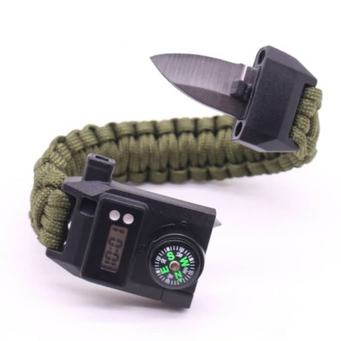 Bracelet de survie militaire couteau - Top Militaire