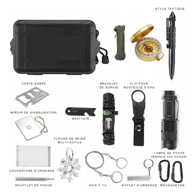 Kit de survie haut de gamme - Top Militaire