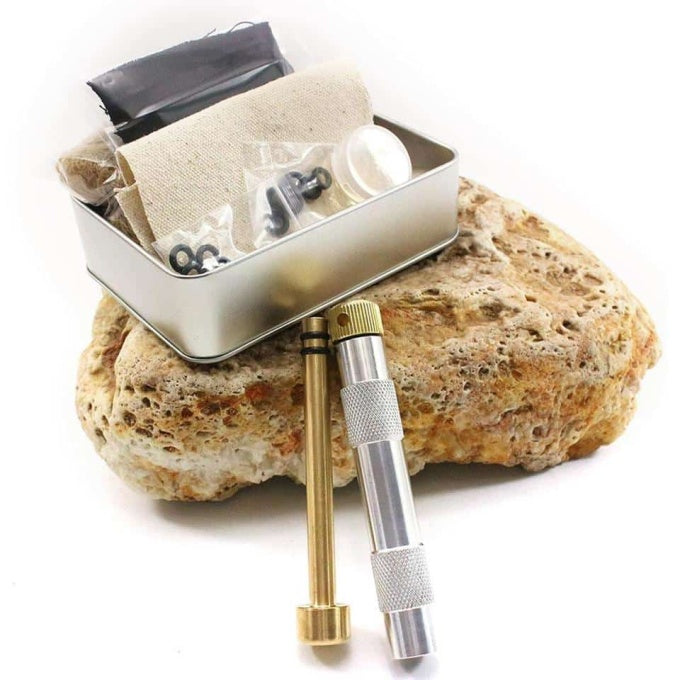 Briquet de survie à piston - Top Militaire