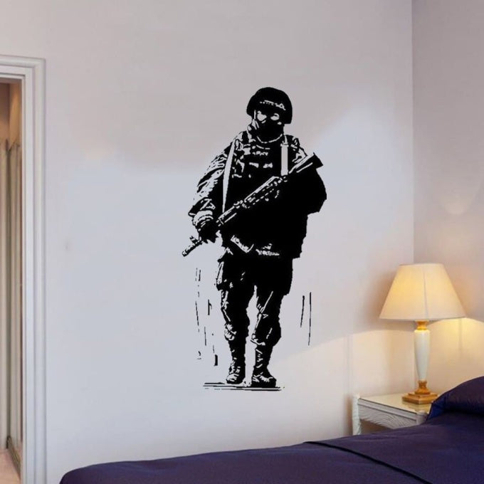 Sticker militaire soldat - Top Militaire
