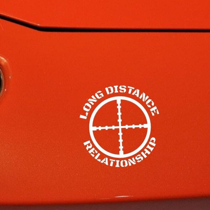 Sticker militaire relation à longue distance - Top Militaire
