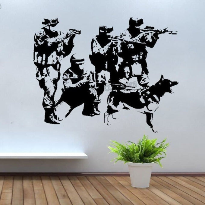 Sticker militaire mural - Top Militaire