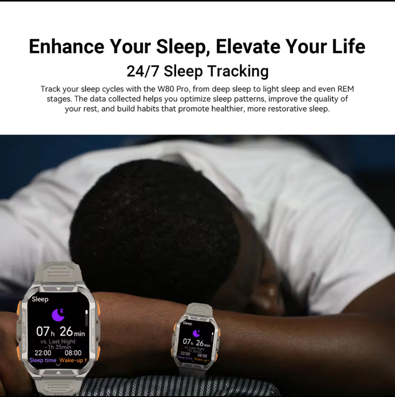 Blackview W85 Pro – Montre Connectée Haute Performance