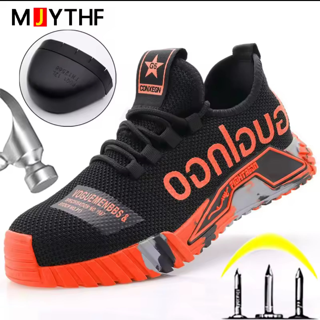 Chaussures de Sécurité Homme – Style Camouflage & Protection Renforcée