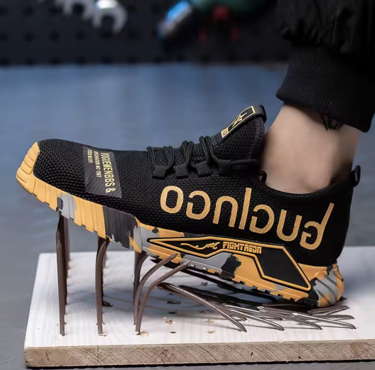 Chaussures de Sécurité Homme – Style Camouflage & Protection Renforcée