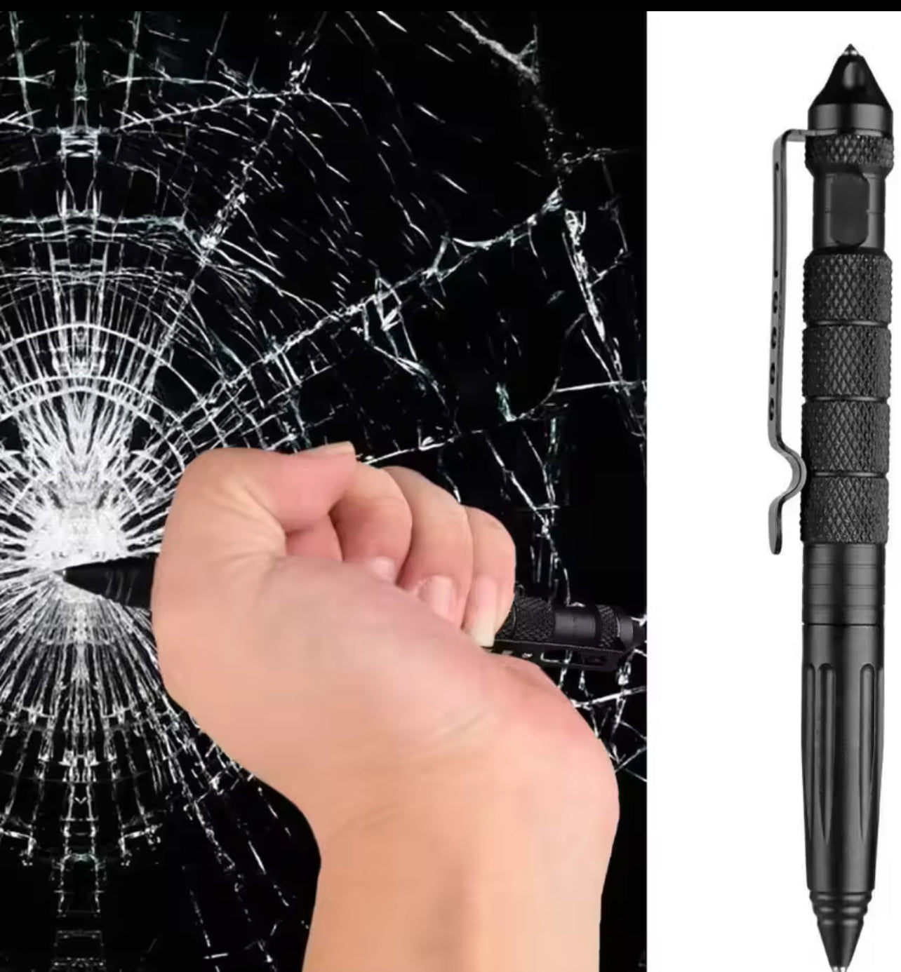 Kit Stylo Tactique d’Auto-Défense en Aluminium – Écriture & Sécurité à Portée de Main