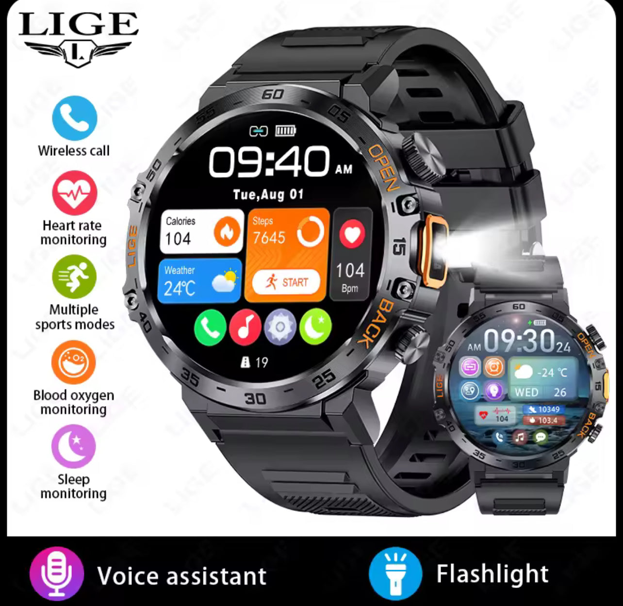 Montre Militaire Tactique Connectée - Top Militaire
