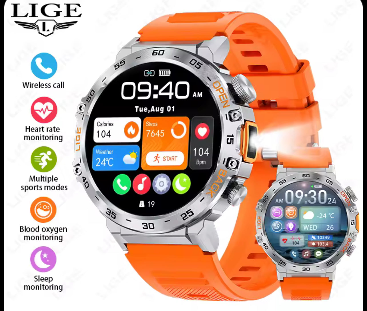 Montre Militaire Tactique Connectée - Top Militaire