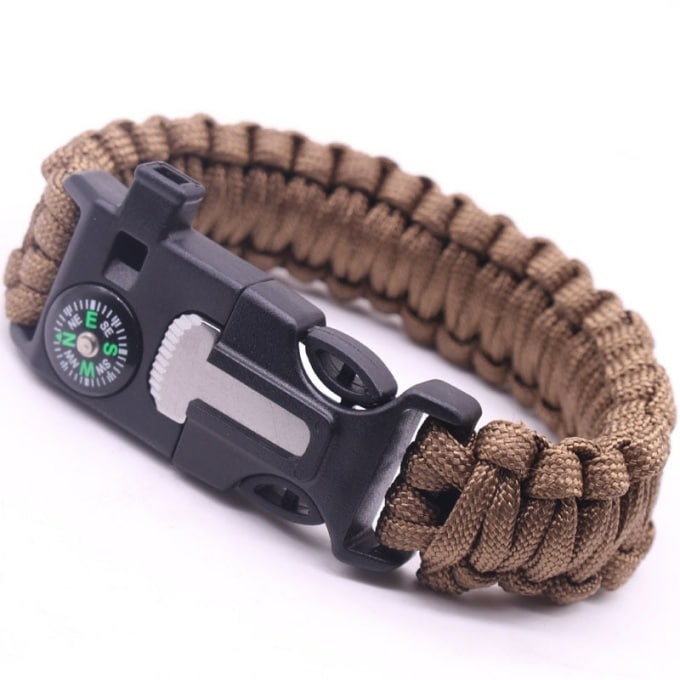 Bracelet de survie 12 fonctions - Top Militaire