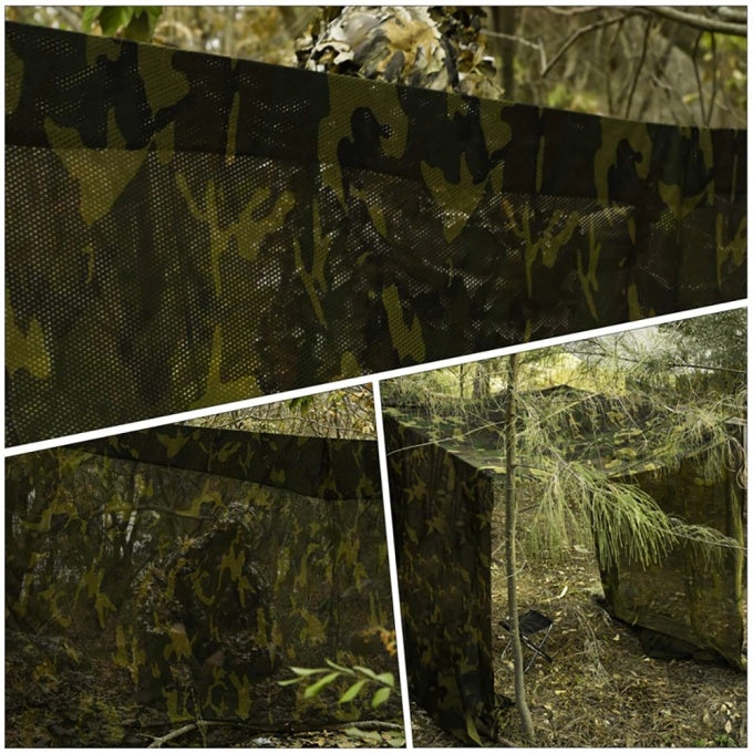 Filet de camouflage “woodlands” en maille fine et légère - Top Militaire