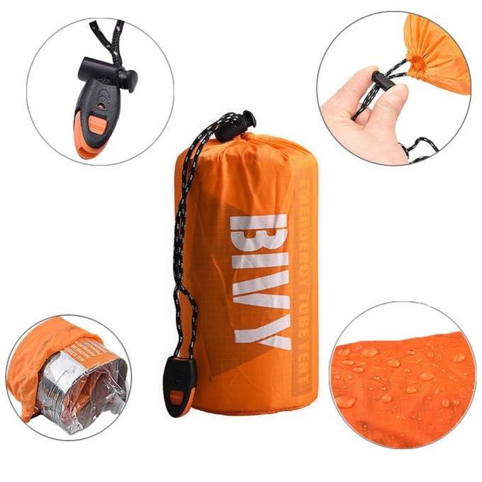 Tente de survie orange - Top Militaire