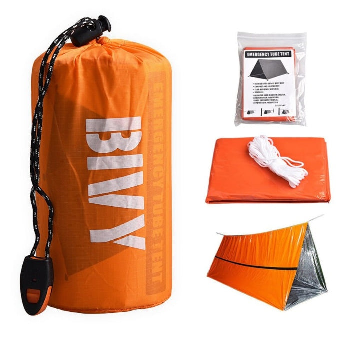 Tente de survie orange - Top Militaire