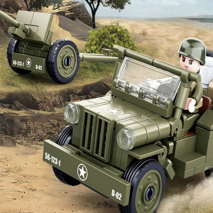 Blocs de construction véhicule militaire 143 pièces - Top Militaire