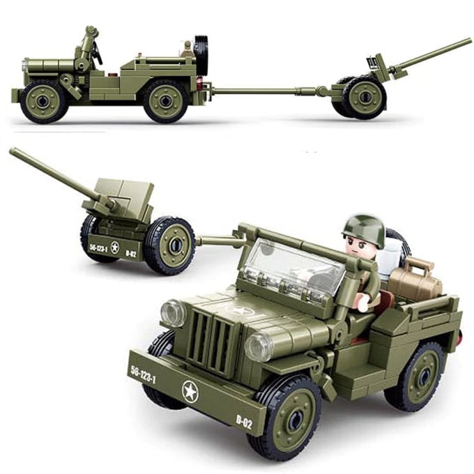 Blocs de construction véhicule militaire 143 pièces - Top Militaire