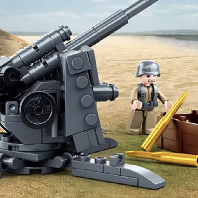 Blocs de construction canon militaire – 115 pièces - Top Militaire