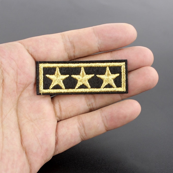 Écusson thermocollant de général - Top Militaire