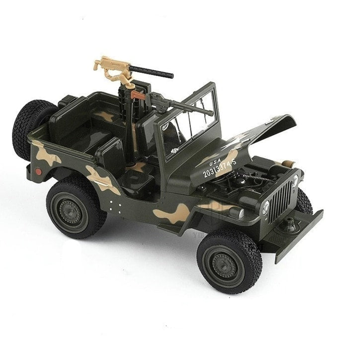 Véhicule militaire tout-terrain avec mitrailleuse - Top Militaire