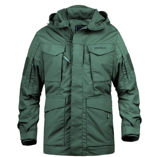Veste tactique coupe-vent à capuche - Top Militaire