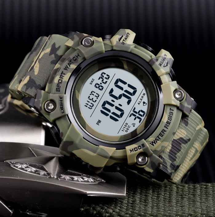 Montre de sport numérique style militaire - Top Militaire