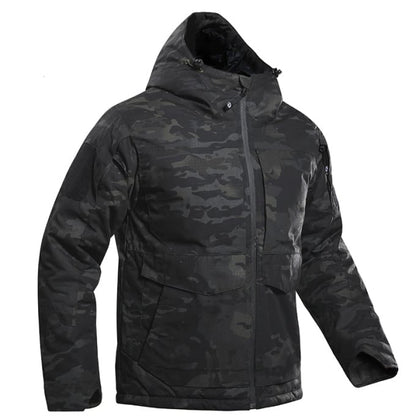 Veste parka épaisse de camouflage - Top Militaire
