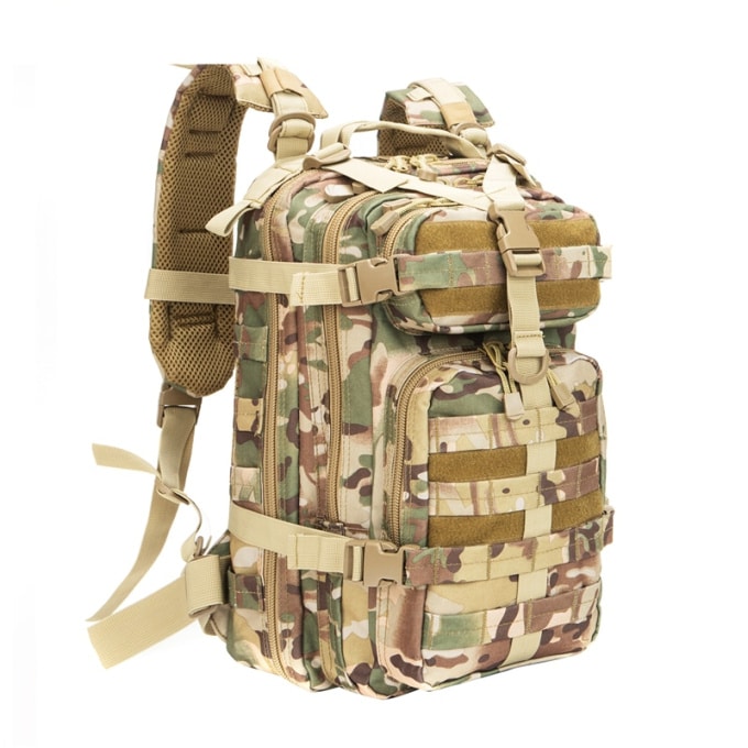 Sac à dos militaire souple et étanche 3 poches