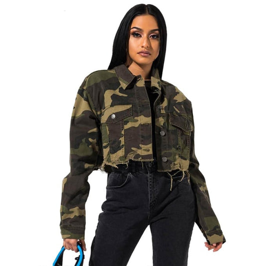 Blouson militaire design pour femme - Top Militaire