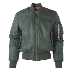 Manteau unisexe style bomber militaire