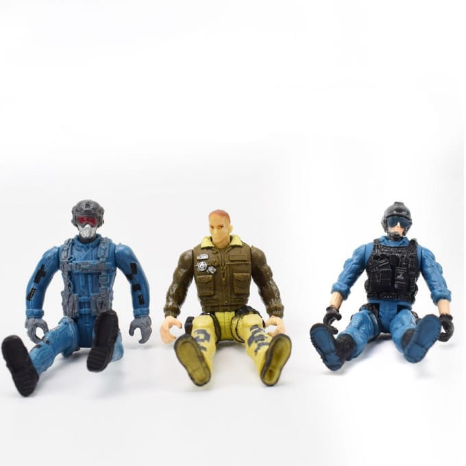 6 figurines de soldats des forces armées - Top Militaire