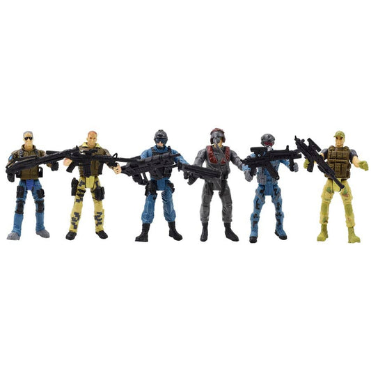 6 figurines de soldats des forces armées - Top Militaire