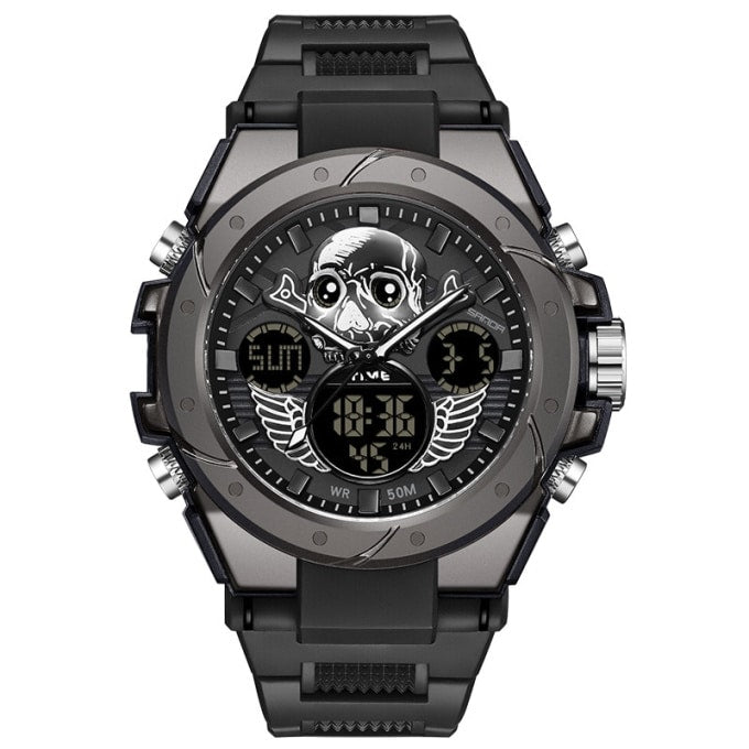 Montre militaire digitale design crâne - Top Militaire