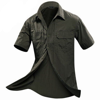 Chemise tactique multi-poches à manches courtes - Top Militaire