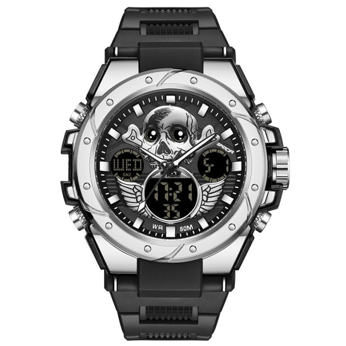 Montre militaire digitale design crâne - Top Militaire