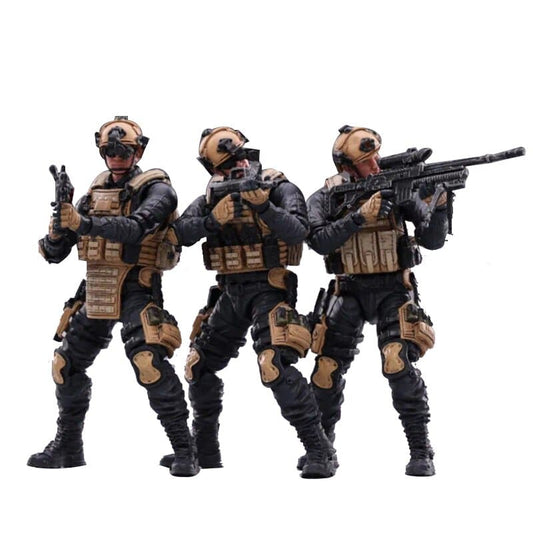 Figurines de soldats militaire en action 3 pièces - Top Militaire