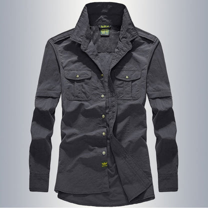 Chemise militaire à manches amovibles pour hommes - Top Militaire