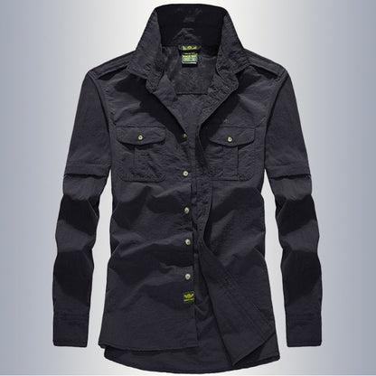 Chemise militaire à manches amovibles pour hommes - Top Militaire