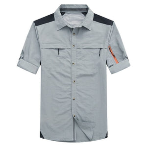 Chemise militaire respirante à manches longues pour homme