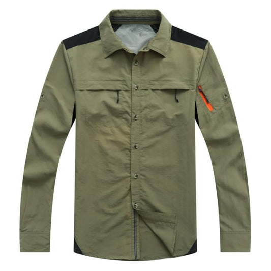 Chemise militaire respirante à manches longues pour homme - Top Militaire