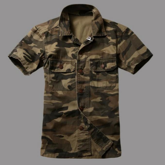 Chemise militaire camouflage pour homme - Top Militaire