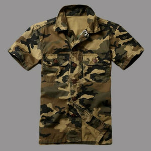 Chemise militaire camouflage pour homme