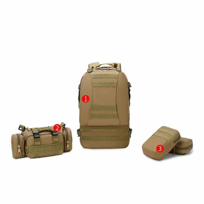 Sac à dos militaire 50L 4 en 1 - Top Militaire