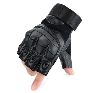 Gants militaire tactique demi-doigt à protection renforcée - Top Militaire