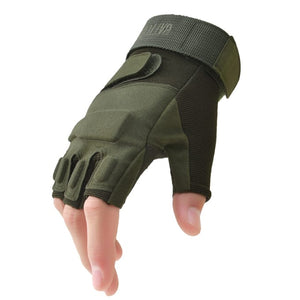 Gants tactiques militaire de protection demi-doigts - Top Militaire