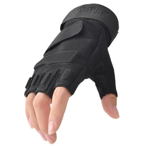 Gants tactiques militaire de protection demi-doigts - Top Militaire