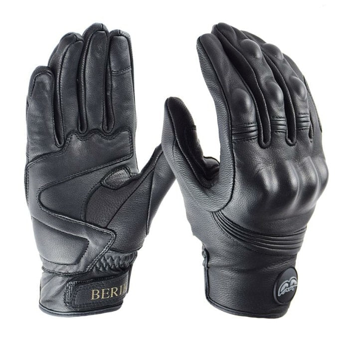 Gants tactiques en cuir type moto - Top Militaire