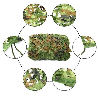 Filet de camouflage “woodland” multifonctions - Top Militaire