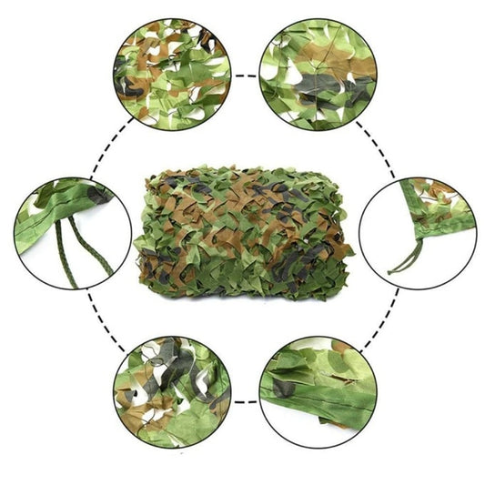 Filet de camouflage “woodland” multifonctions - Top Militaire