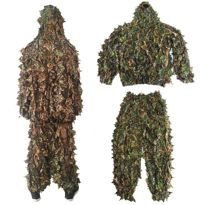 Tenue de camouflage ghillie pour adultes et enfants