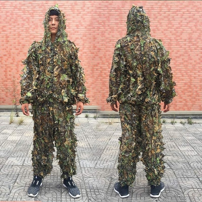 Cape filet de camouflage militaire à capuche