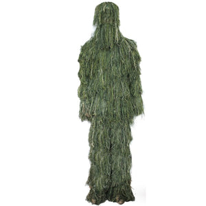 Tenue ghillie longue 5 pièces pour adultes et enfants